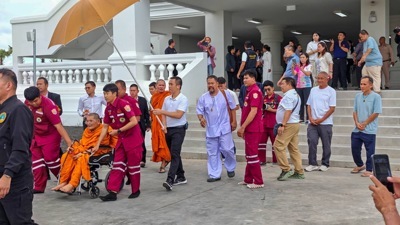 สองพิธีสำคัญแห่งศรัทธา! สมเด็จพระมหาธีราจารย์–หลวงปู่ศิลา ร่วมเบิกเนตรพระศรีอริยเมตไตรยฯ อีกหนึ่งพิธีหลวงปู่ศิลาเมตตาเบิกเนตรพระพุทธรูปในสวนไม้พุทธประวัติ เสริมสิริมงคลพืชสวนโลกอุดรฯ