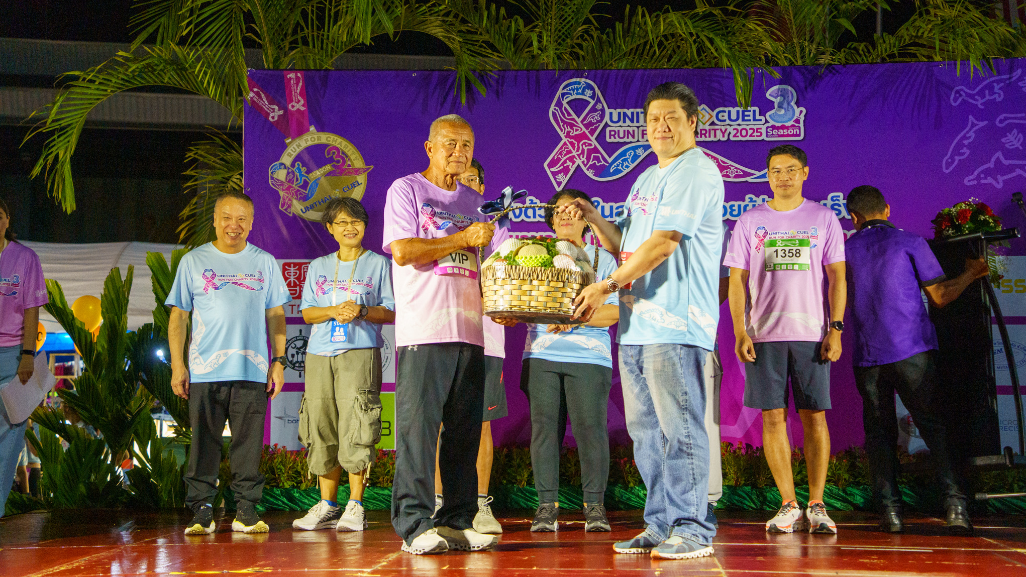 Charity Run at Nongnooch Garden Pattaya organized by Unithai Co., Ltd. and CUEL Co., Ltd.